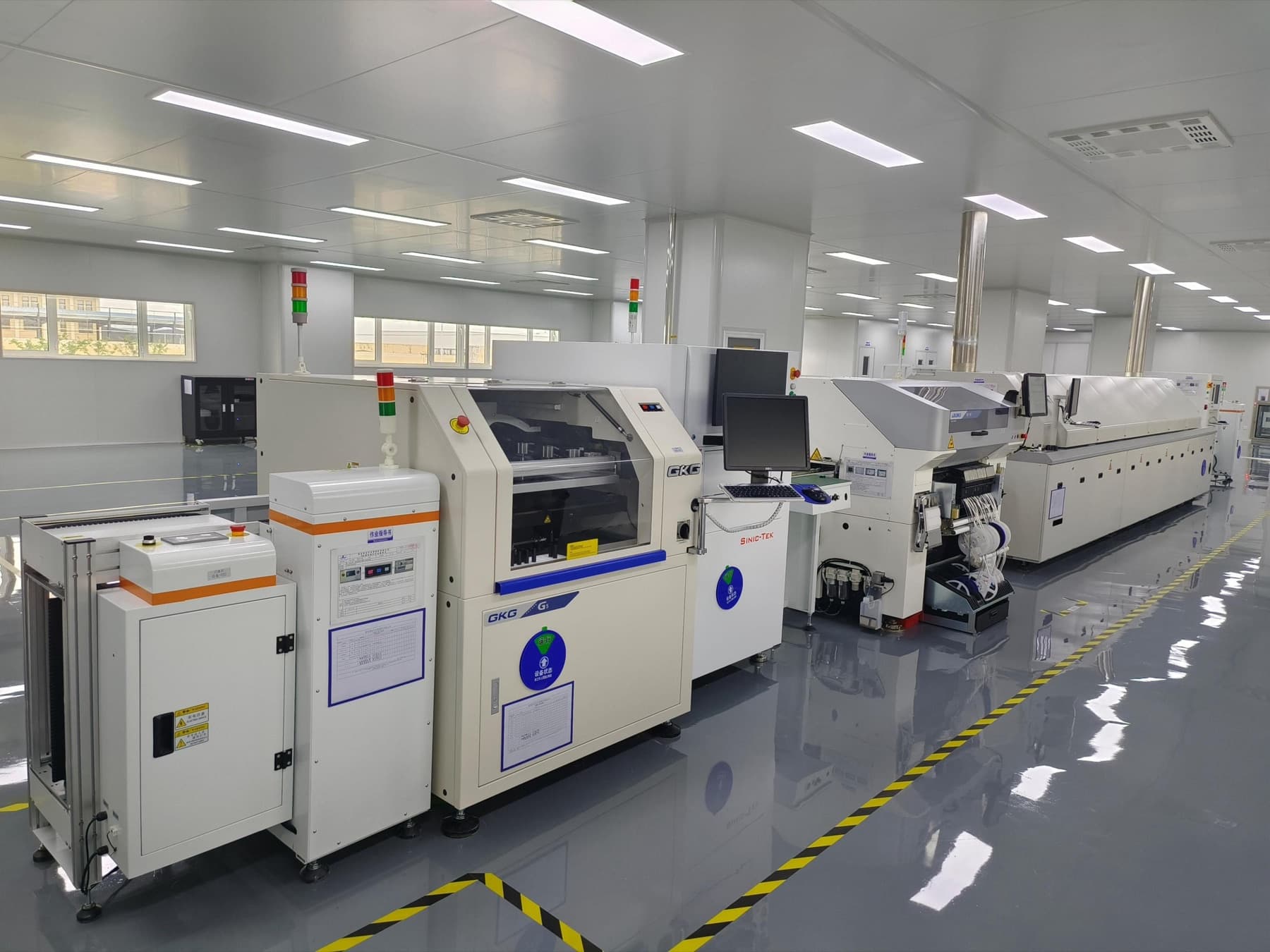 Class 10,000 electronics production